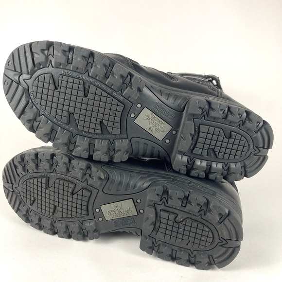 Thorogood The Deuce Series Black Leather Steel Toe Tactical Boots Mens 9.5 XW - Picture 8 of 9